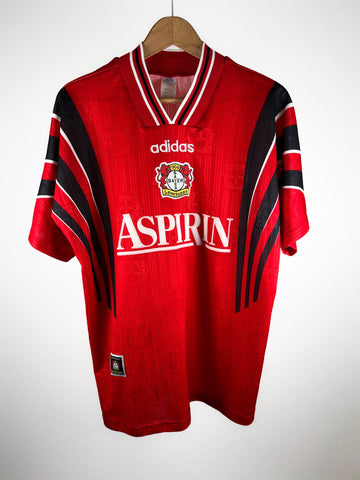 Bayer 04 Leverkusen 1997/98 Vintage Heimtrikot - M/L Aspirin