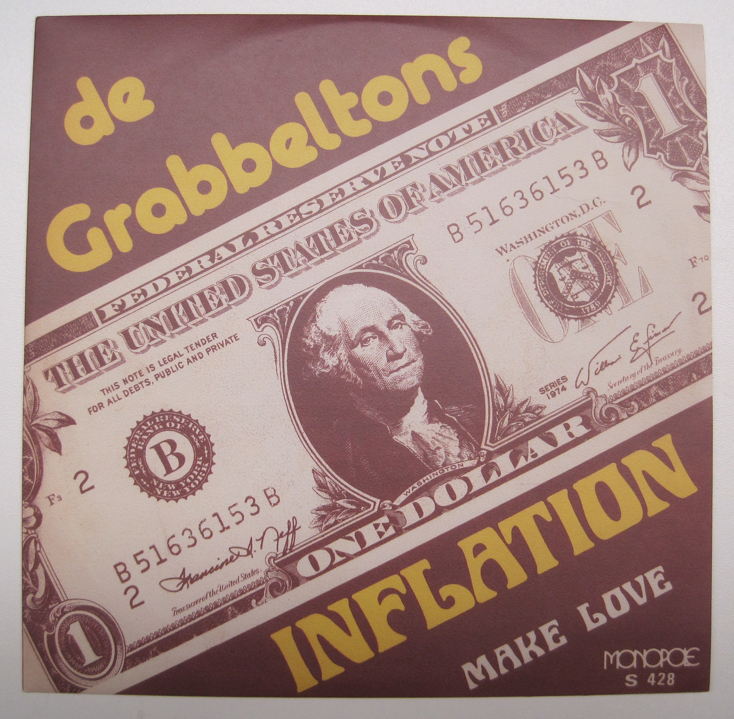 DE GRABBELTONS Inflation / Make Love 7" REISSUE