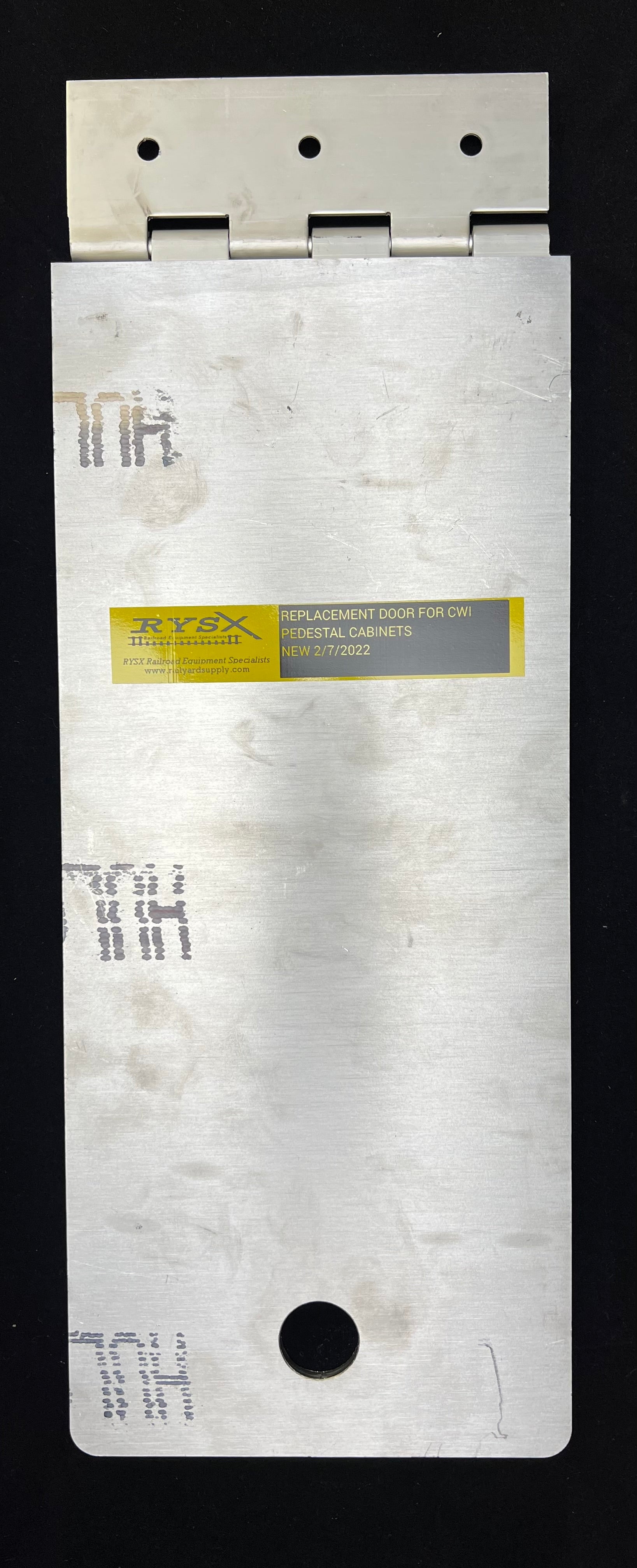 CWI Pedestal Cabinet Replacement Doors, Aluminum