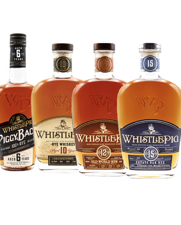 Whistlepig Rye Whiskey Collectors Combo (6 Year, 10 Year, 12 Year, & 15 Year)