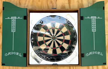 Joe Camel Dartboard Cabinet With Score Panels 1992, Unused at 1stDibs