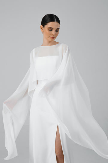 Chiffon cape