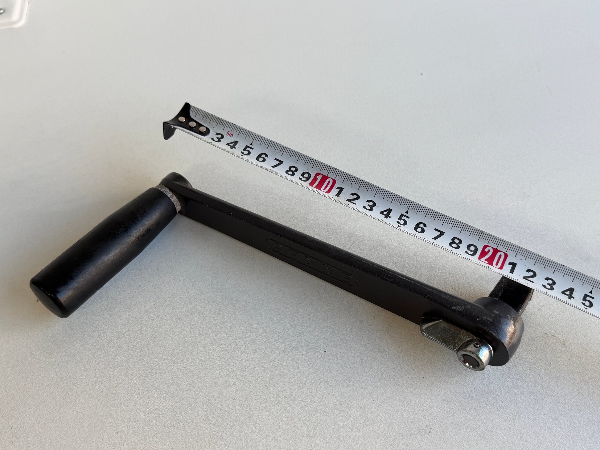 Enkes lierhendel met lock 22 cm