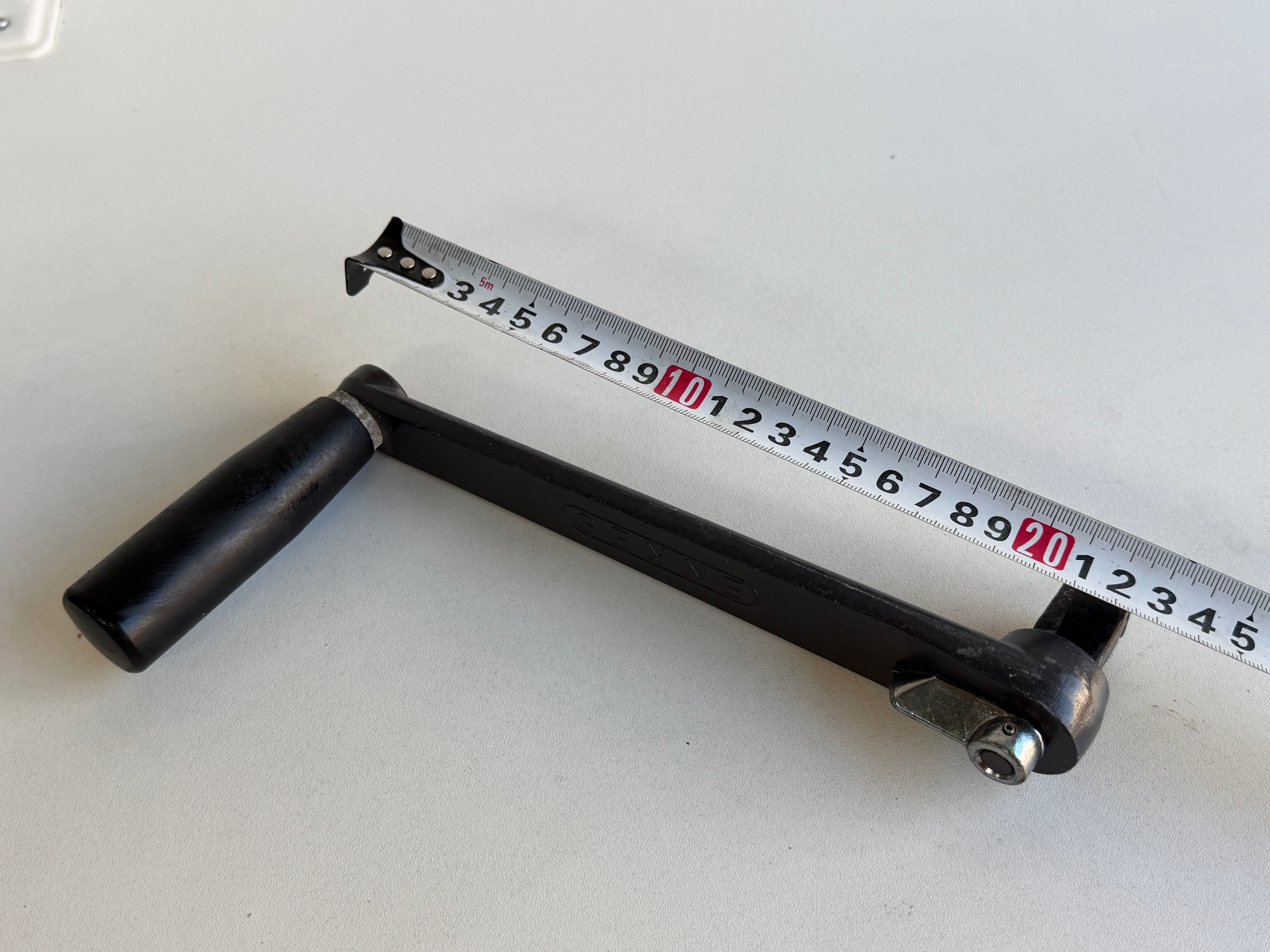 Enkes lierhendel met lock 22 cm