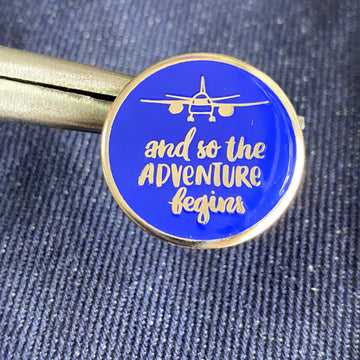 Pin adventure blue