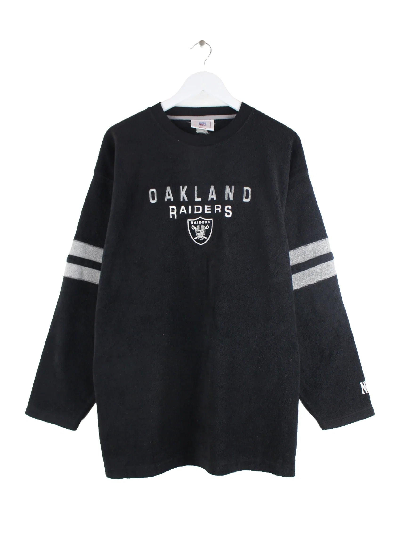 NFL Oakland Raiders Fleece Sweater Schwarz XL