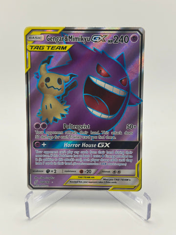 Pokemon Gengar & Mimikyu GX 164/181 Sun & Moon Tag Team