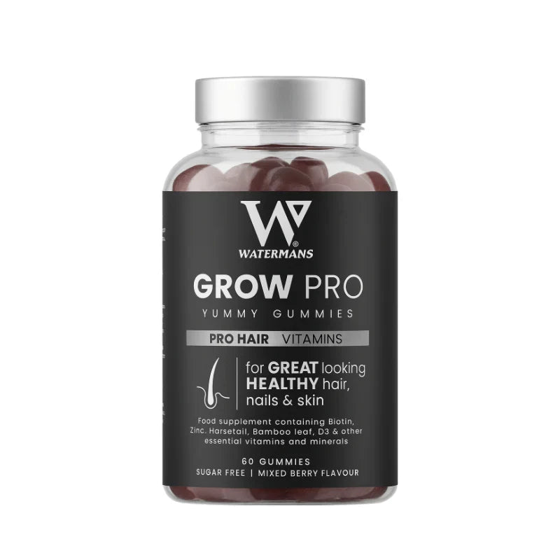 GrowPro Yummy Gummies Hair Vitamins, Skin & Nails. Sugar Free