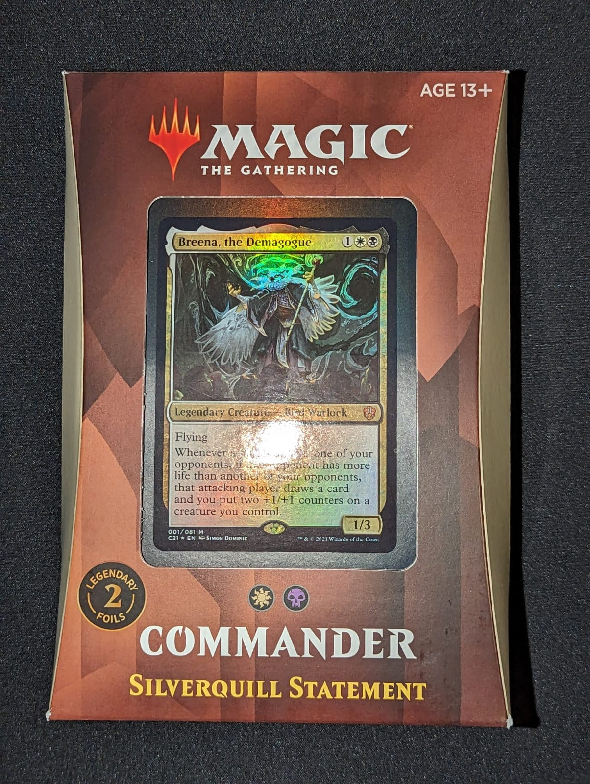 Commander 2021 Deck - Silverquill Statement