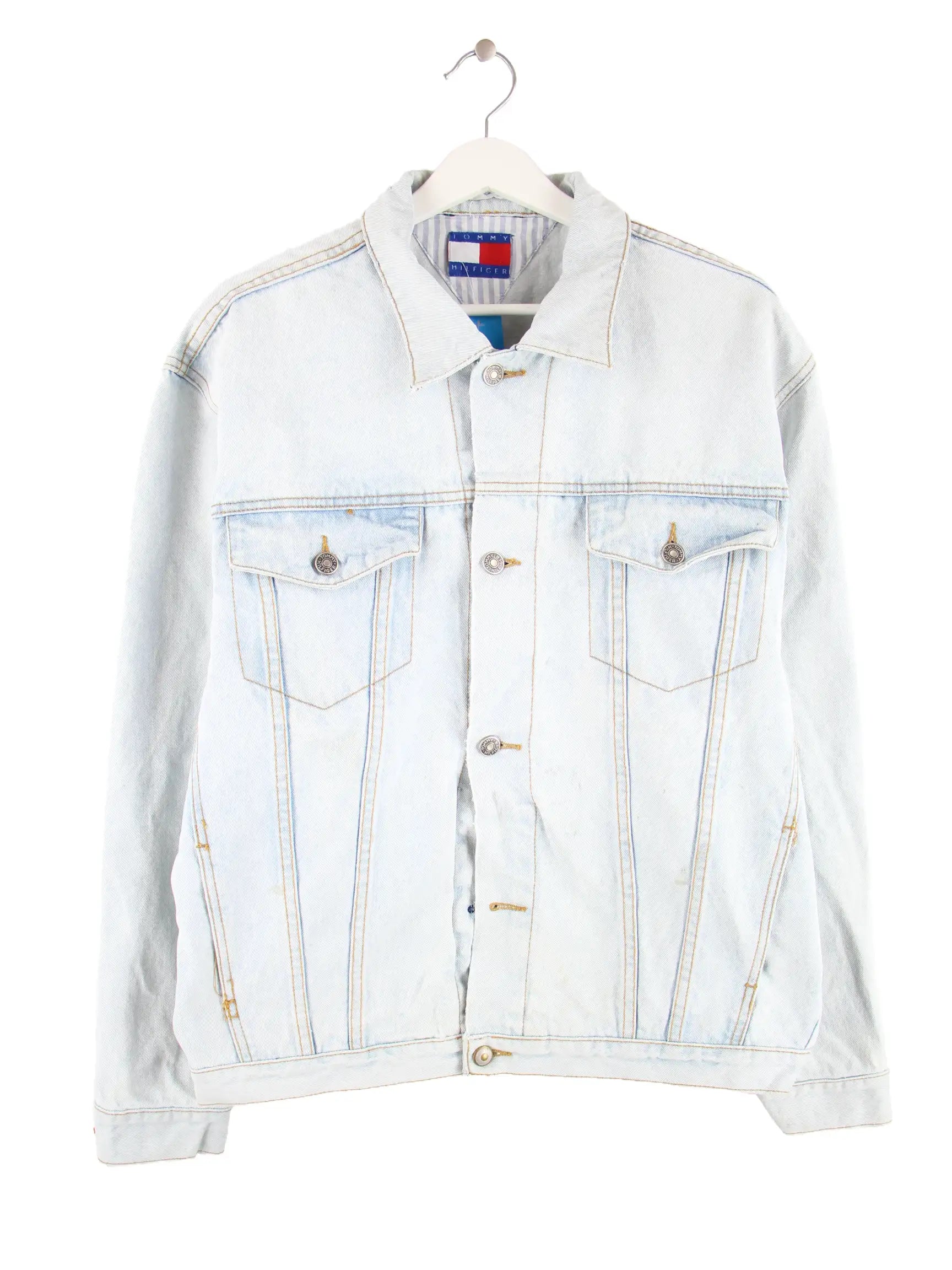 Tommy Hilfiger 90s Vintage Jeans Jacke Blau M