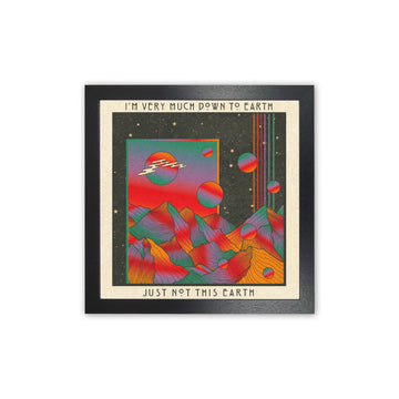 Down To Earth Art Print by Inktally Black Grain