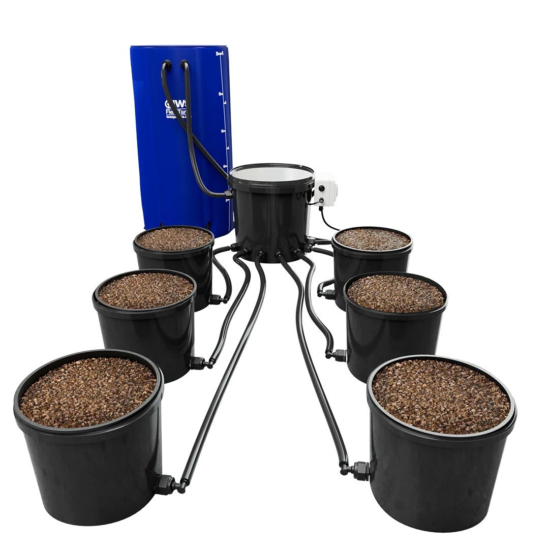 IWS Flood & Drain Standard - IWS STD 48 Pot Punched Pots / 400 L FlexiTank
