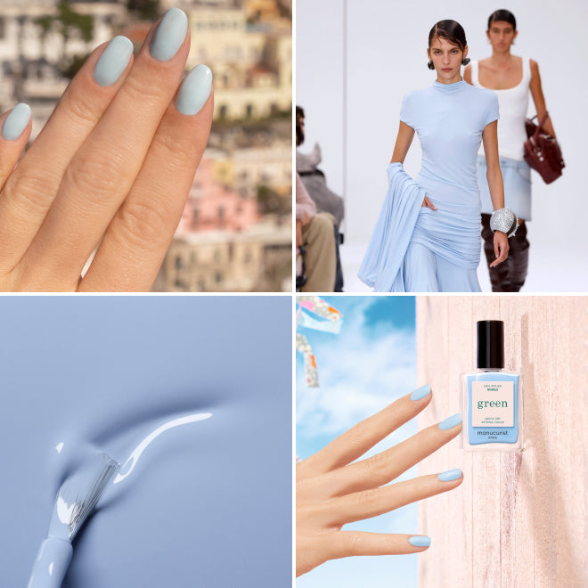 Blue nails: ideas and inspiration
