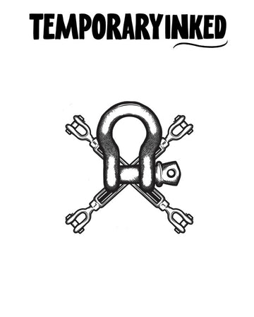 Industrial Shackle Tattoo