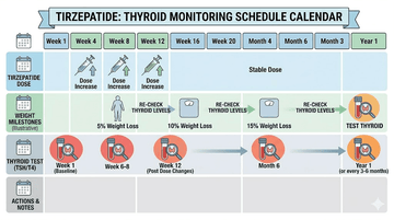 Tirzepatide and levothyroxine: guide to managing both medications safely
