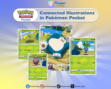 pokemon connecting cards Did you know many Pokémon cards from the Scarlet &  Violet Era connect to make a picture or a story? One of them requires 9  cards!!! 🤯 #pokemoncards #pokemonscarletandviolet #