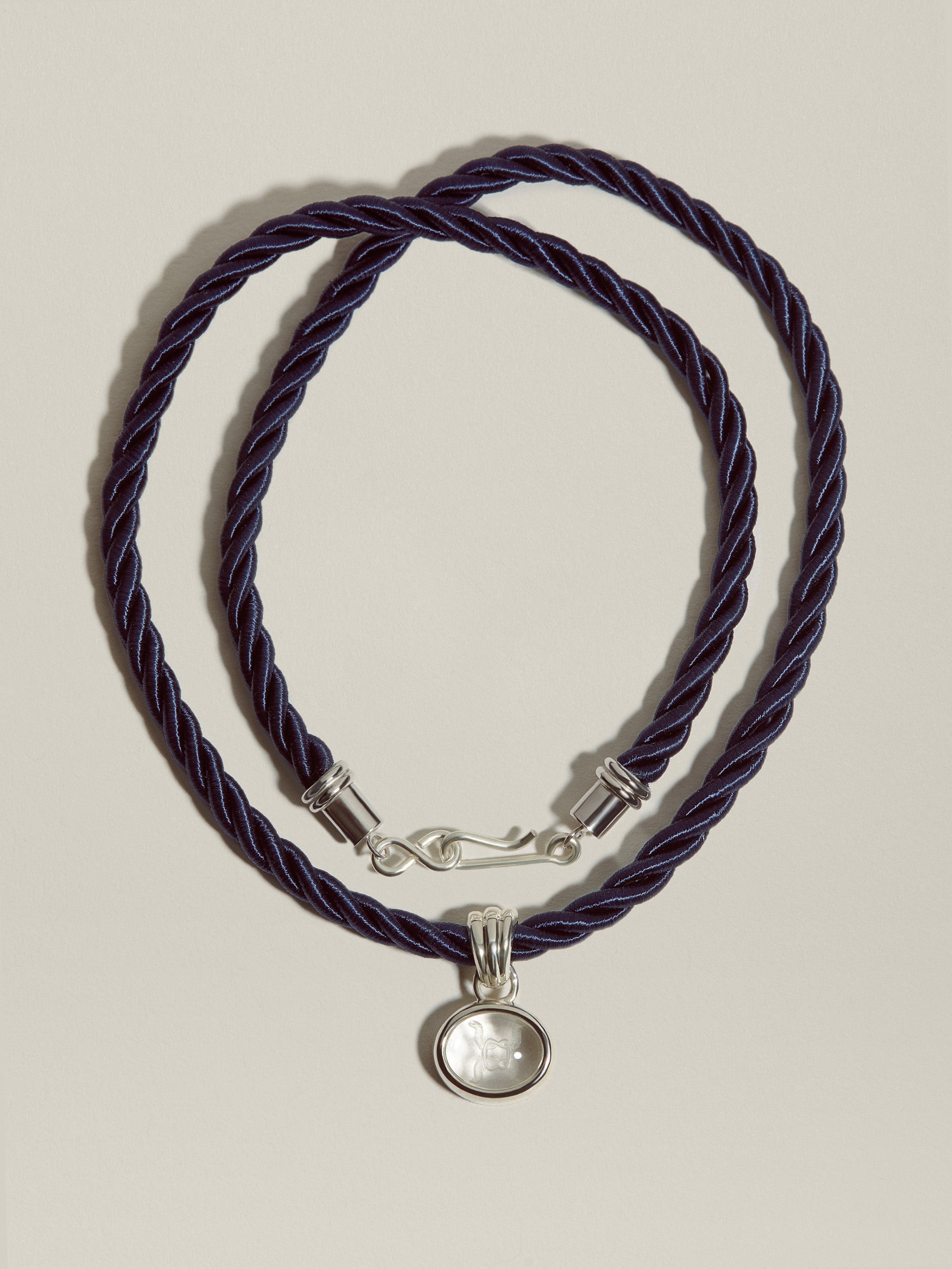 J.H. x The Met Uraeus Knot Amulet (Satin Cord)