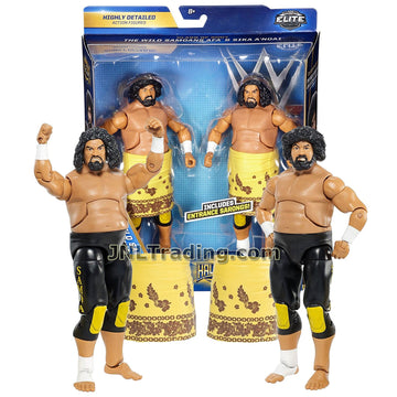 WWE Year 2016 World Wrestling Entertainment Hall of Fame Series 2 Pack 7 inch Tall Figure - Class of 2007 THE WILD SAMOANS AFA and SIKA A'NOAI with Removable Entrance Sarongs