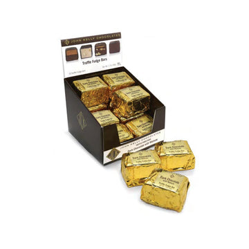 John Kelly Chocolates - Truffle Fudge 1.7oz Bars (POS Box) -