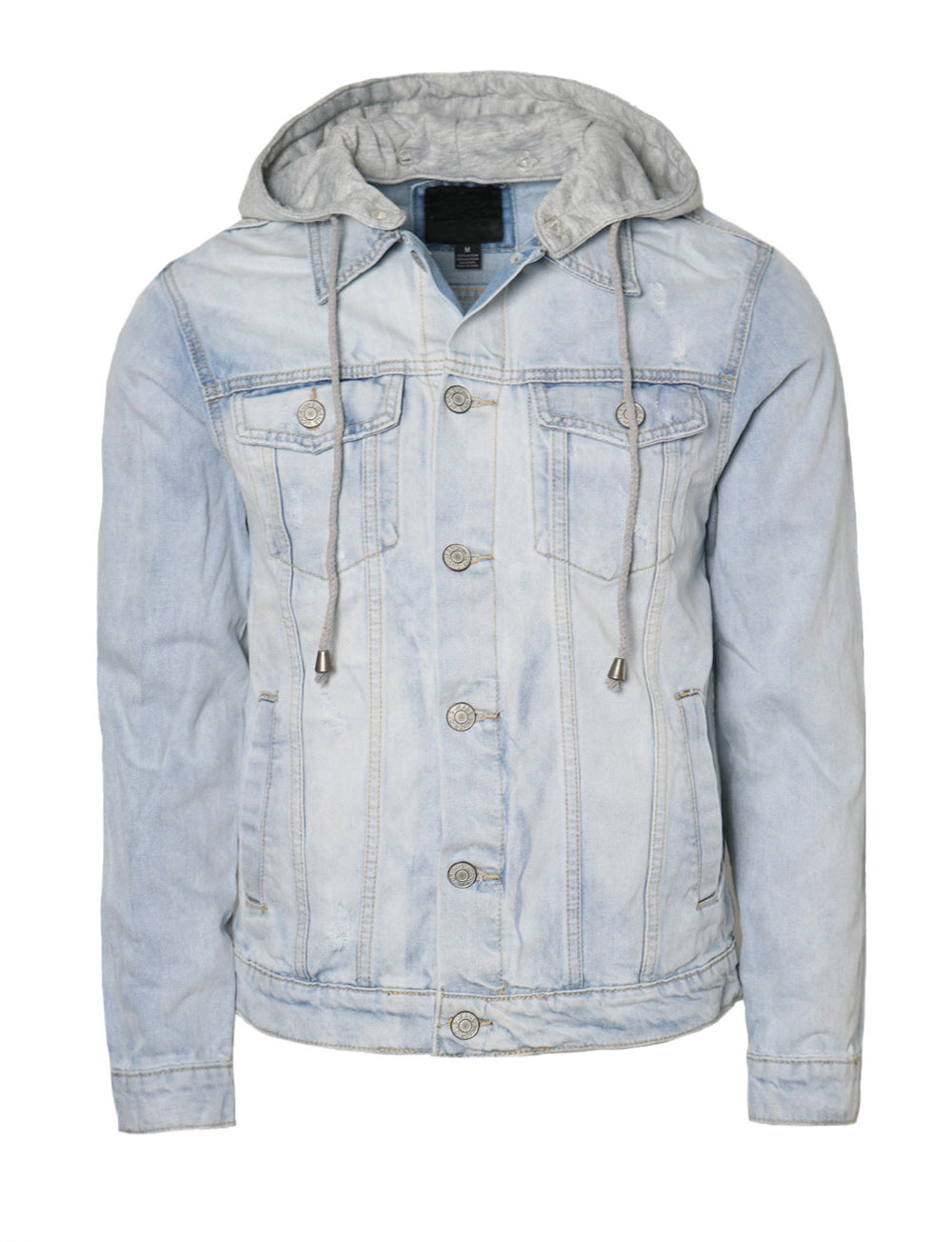 Hooded Denim Jacket [Ice-AK109]