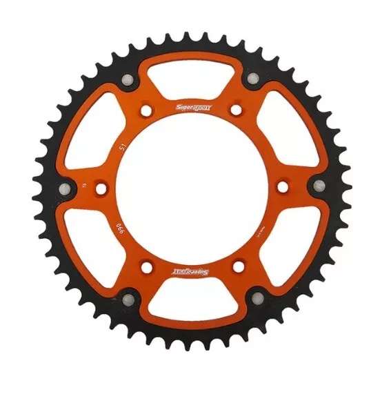 Corona stealth WRP 49 denti arancione Ktm EXC 300 98-25
