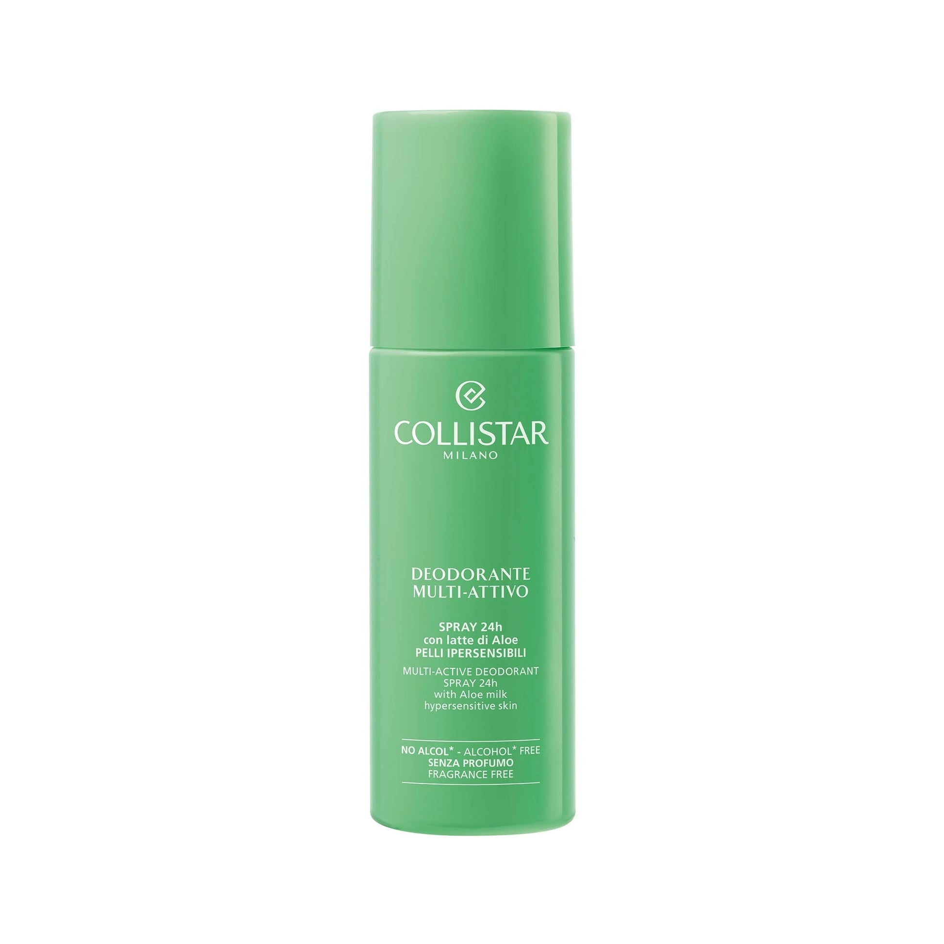 Deodorante Multi-Attivo Spray 24h con Latte di Aloe Pelli Ipersensibili, No Alcol, Senza Fragranza_#100ml