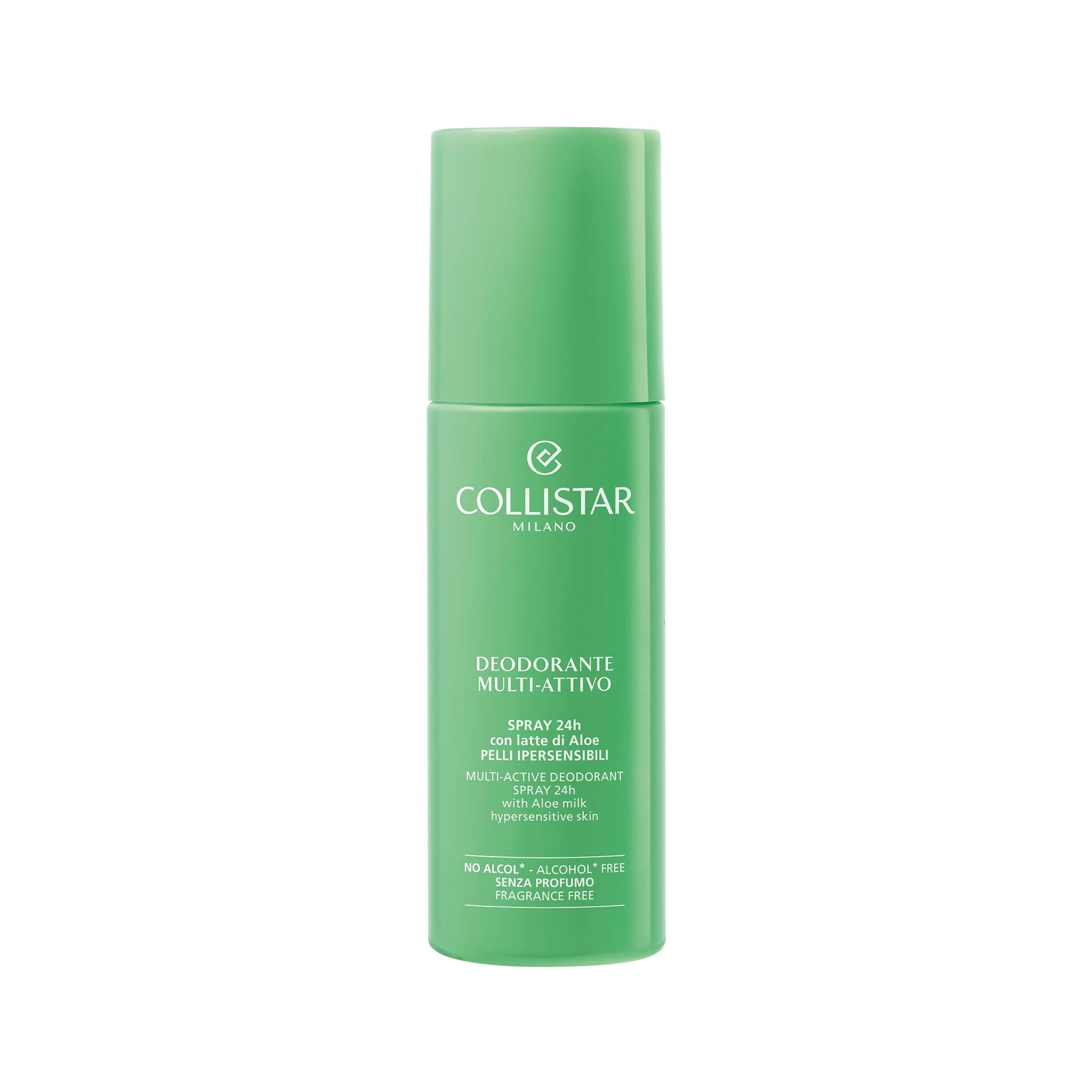 Deodorante Multi-Attivo Spray 24h con Latte di Aloe Pelli Ipersensibili, No Alcol, Senza Fragranza_#100ml
