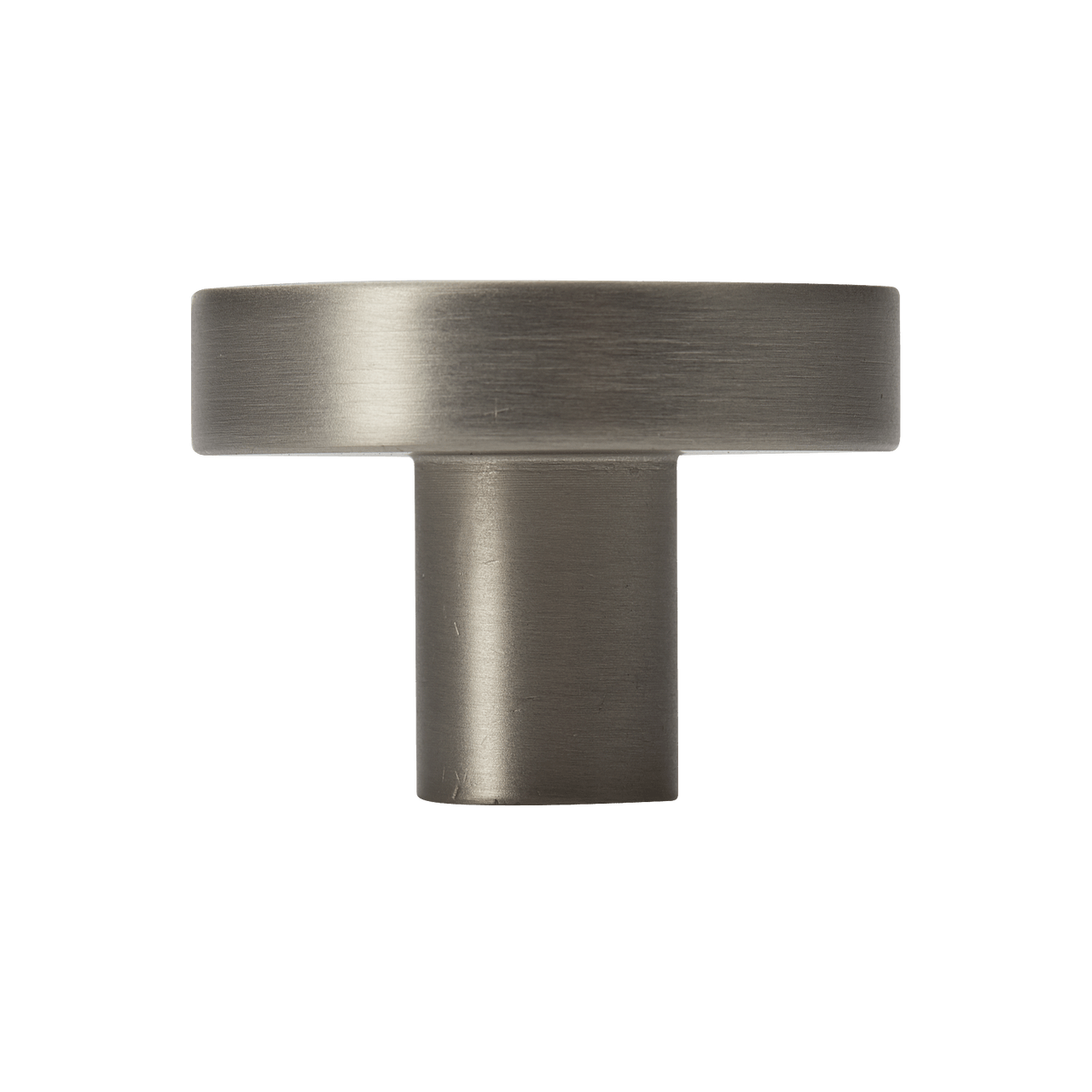 satin nickel 35mm knob side