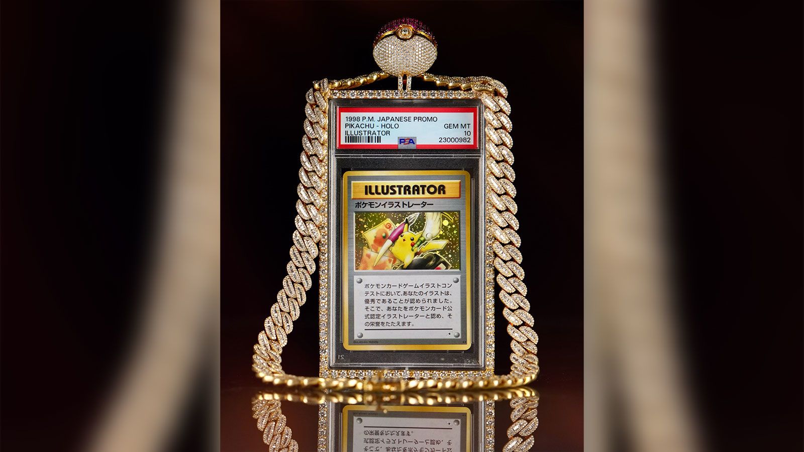 Logan Paul sells Pokémon card for US$16.5M, adds diamond necklace