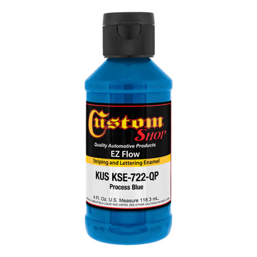 Process Blue - Ez-Flow Striping & Lettering Enamel, 1/4 Pint