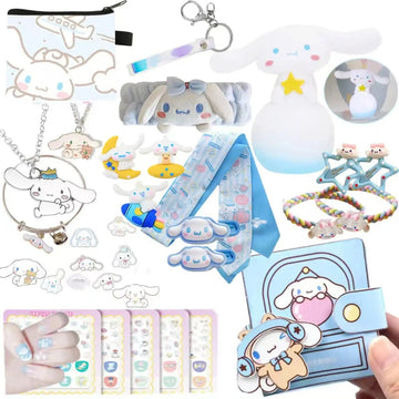 Kalendarz adwentowy Kawaii Cinnamoroll z brelokami – urocze figurki anime dla dzieci, idealne na święta 0