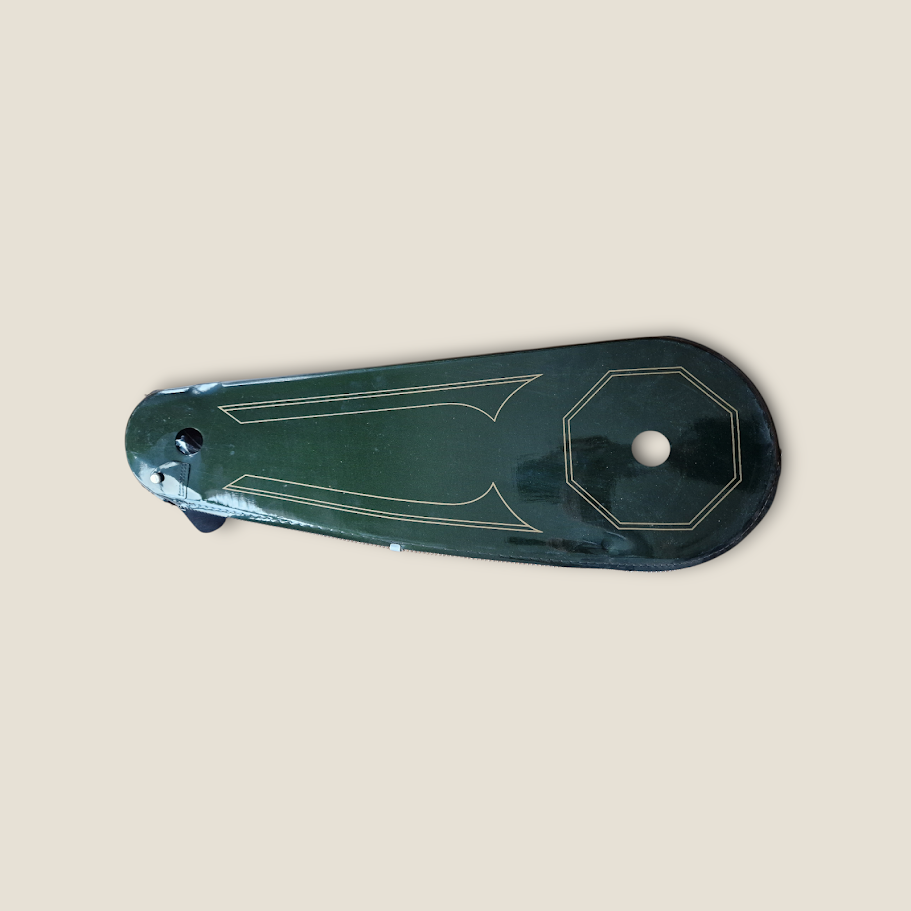 Vintage Hollandrad Kettenkasten aus Lacktuch – 28 Zoll, Grün NOS