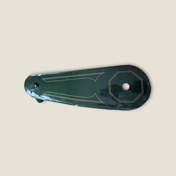 Vintage Hollandrad Kettenkasten aus Lacktuch – 28 Zoll, Grün NOS