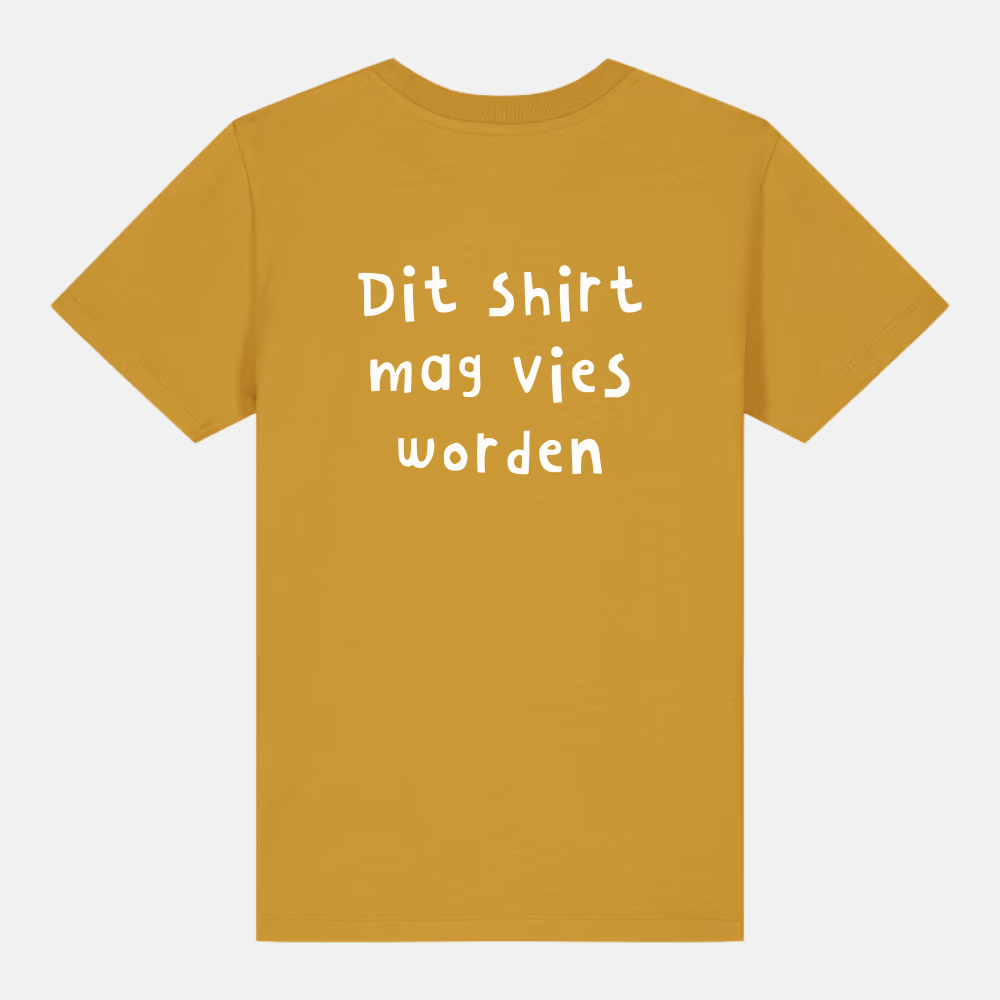 Kinder t-shirt - Dit shirt mag vies worden - Plukkers.com