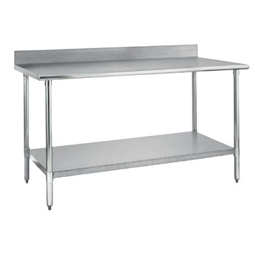 King MTL-200 Mesa Trabajo Lambrin 2 Mt  200 x 70 x 100 cm Acero Inoxidable Restaurante Cocina Económica Industrial Profesional Comercial Fondas Banquetes Cafeterías Panaderías Hoteles Catering Preparación Alimentos Comida Herramienta
