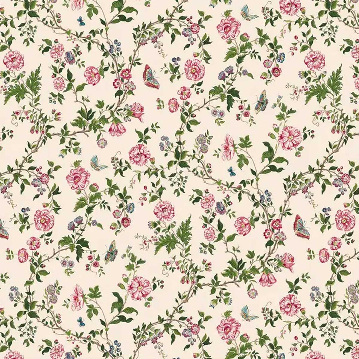 King's Rose Outdoor Fabric - Sanderson