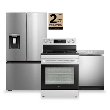 Midea 3-Piece Kitchen Appliance Package | Ensemble de 3 électroménagers Midea pour la cuisine | MI03KPK3