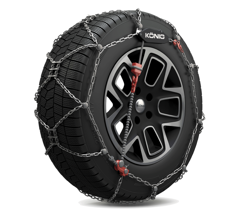 Catene da neve König XG-CROSS -  Misura 225/50-17 - OMOLOGATE Ö-Norm V5117-EN 16662-1