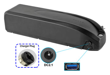 36V 10.4Ah / 374Wh E-Bike Battery ZZ98 for BLAUPUNKT ZZ981004 and Prophete Nr. 326