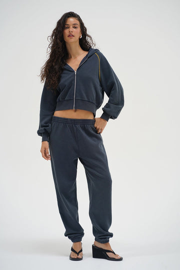 Aspyn Jogger - Stone Wash Navy
