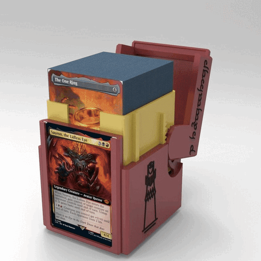 📦 Deck Box Commander MTG LOTR EDH・ 3D File for 3D printing・Cults