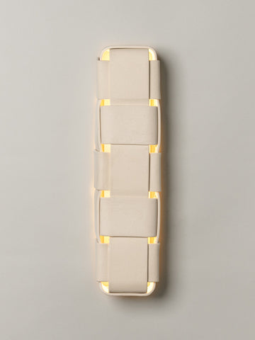 Stria 5 Sconce, Bone
