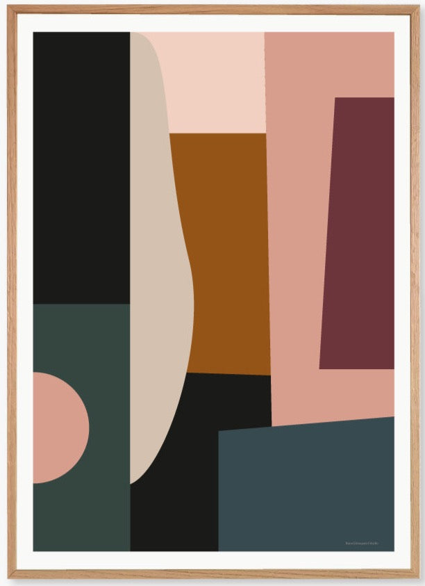 Le Collage No 01 plakat af Rune Elmegaard