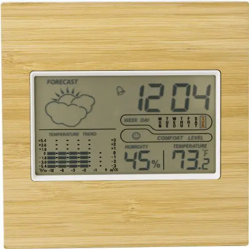 Lia Klimastation aus Bambus - Ökologisches Design TK Gruppe® Grosshandel