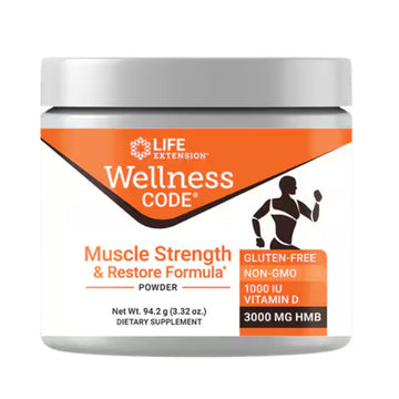 Life Extension Wellness Code Muscle Strength & Restore Powder 30 Servings