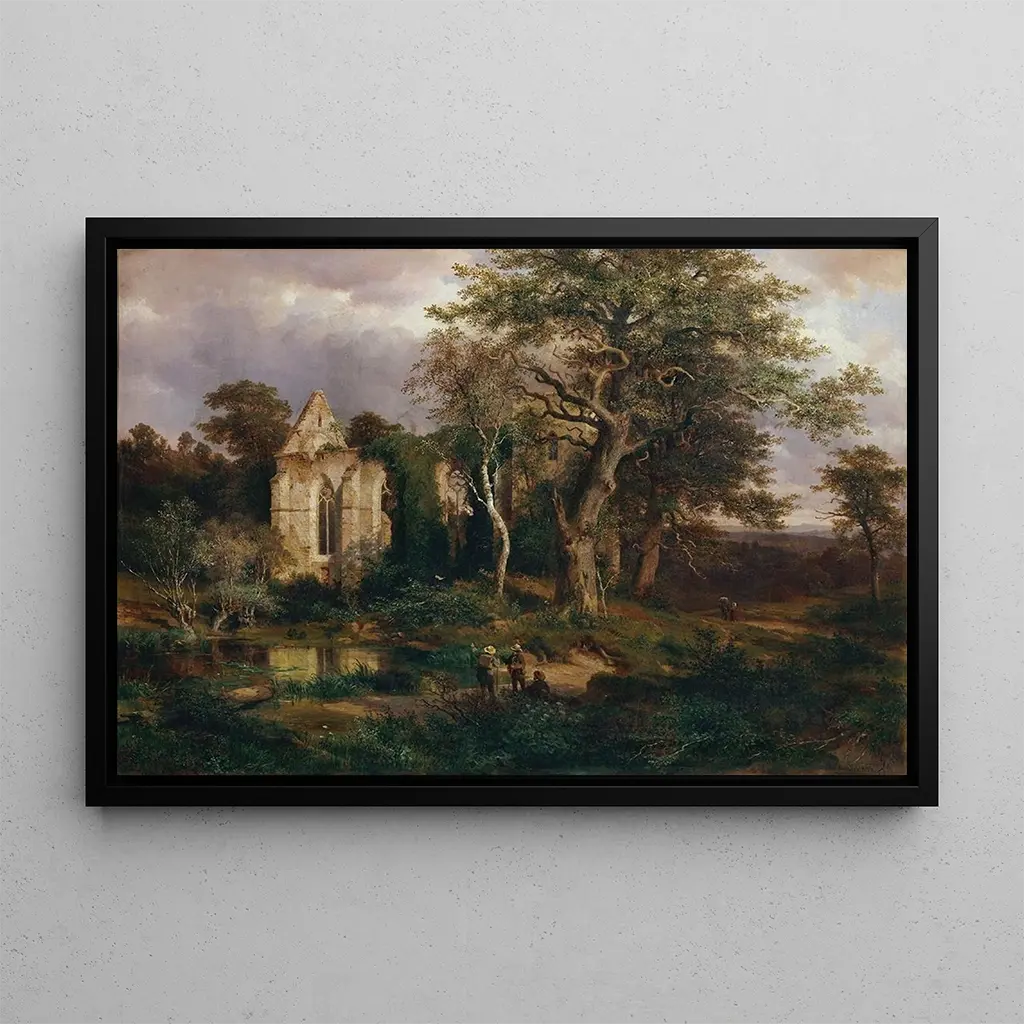 Ludwig Halauska - Kirchenruine.webp