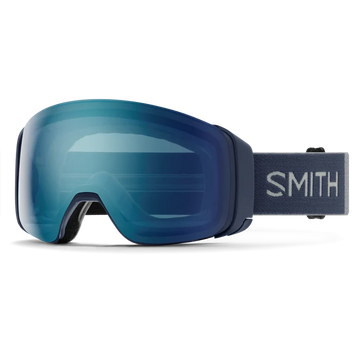 Smith 4D Mag Low Bridge Fit Ski Goggle CP Ev Blue Mirror St Blue Sensor Mirror Royal Navy