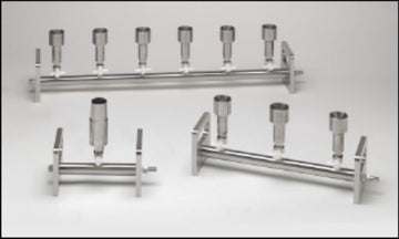 Advantec 363320 Holder(Manifolds) HYDROLAB 6-PLC MANIFOLD 40/35 2xVALVE