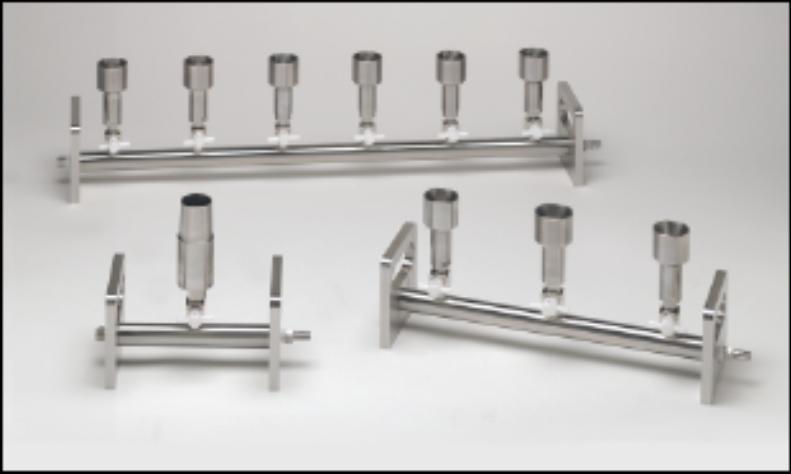 Advantec 363320 Holder(Manifolds) HYDROLAB 6-PLC MANIFOLD 40/35 2xVALVE