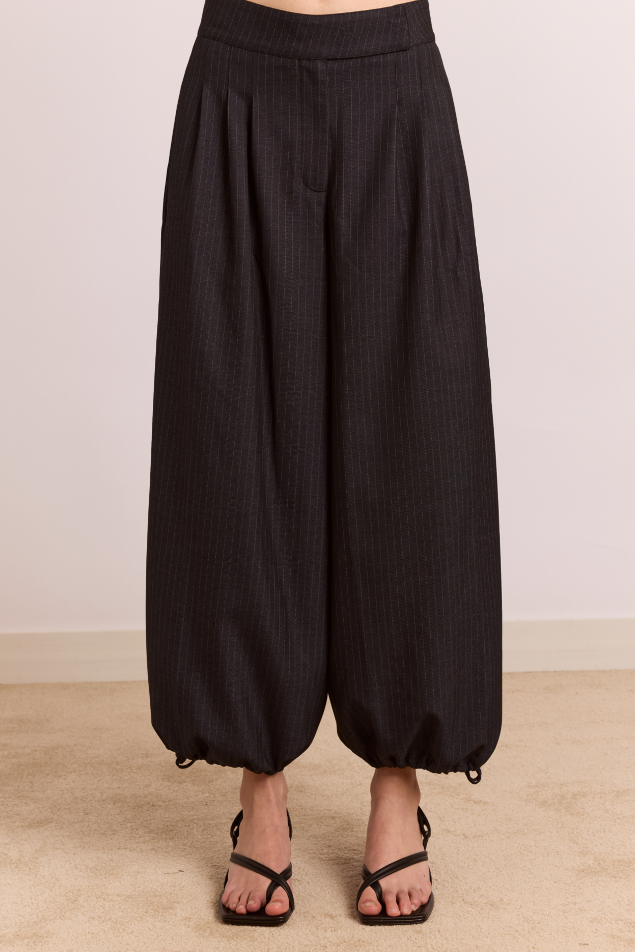 Mavi Tailored Balloon - Navy Pinstripe